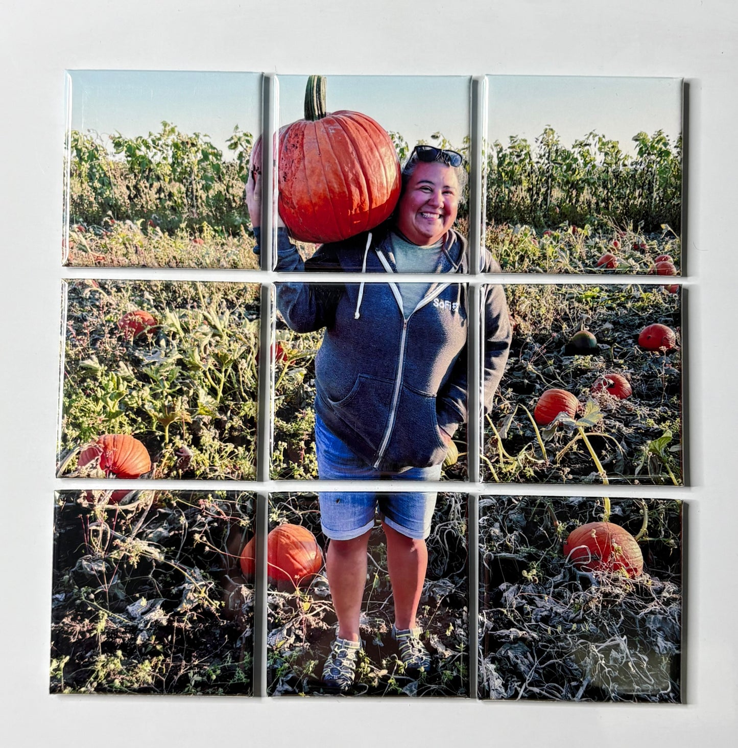 9 Piece Custom Photo Puzzle Magnet