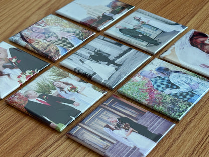 2"X2" Custom Photo Magnets (Set of 9)
