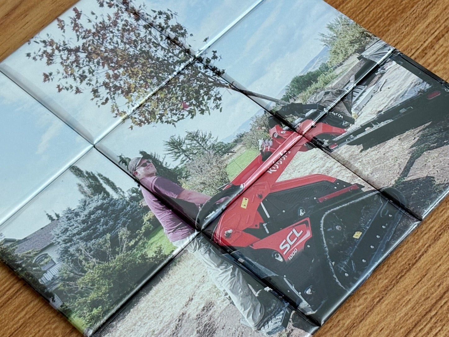 9 Piece Custom Photo Puzzle Magnet